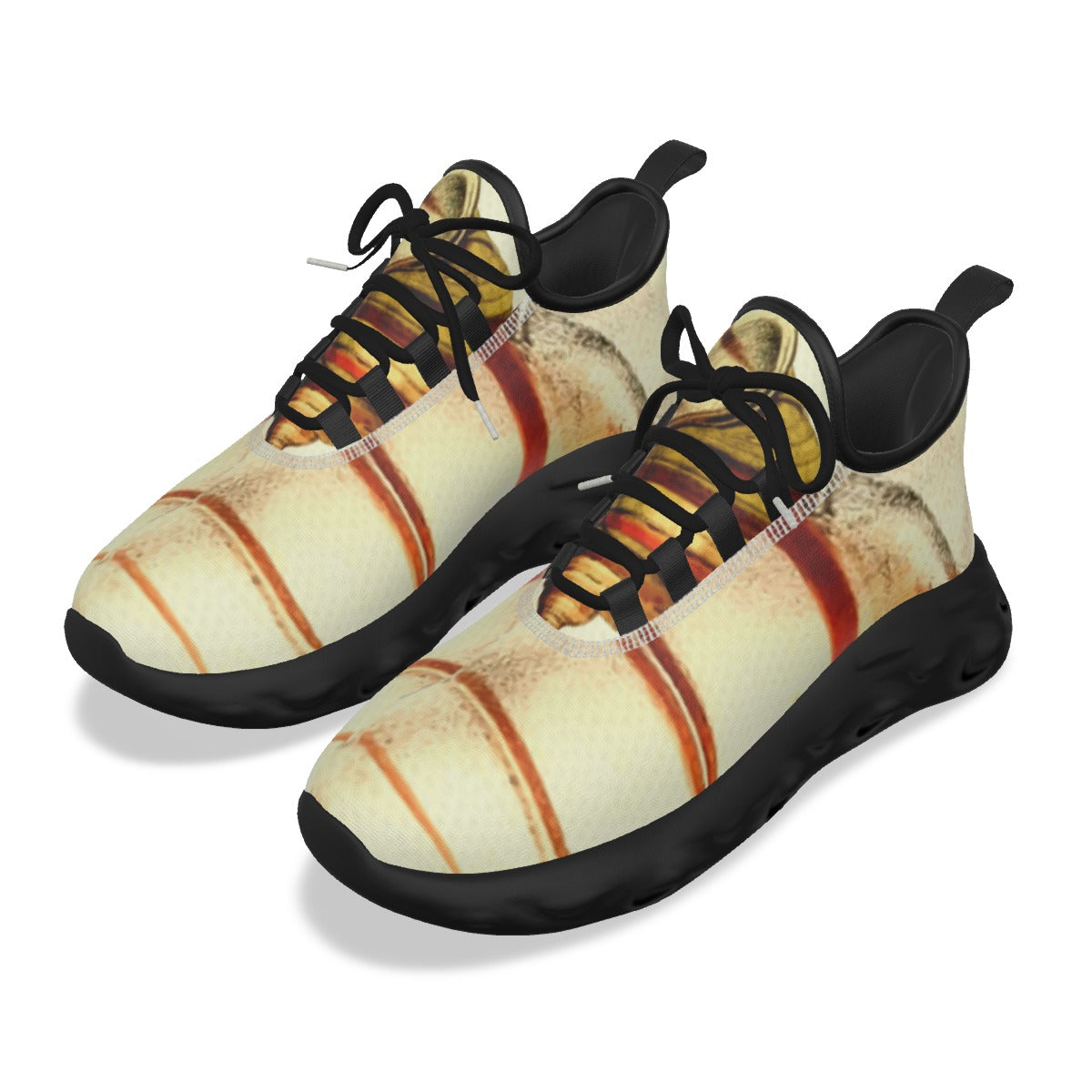 Curacao Flag Color Men's Light Sports Shoes