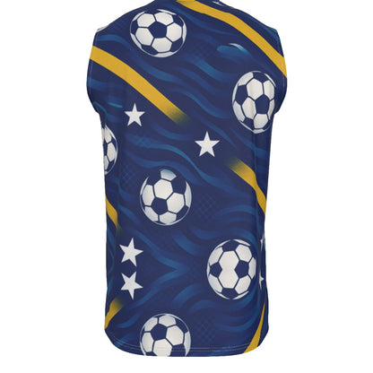 All-Over Print Men's O-neck Tank Top