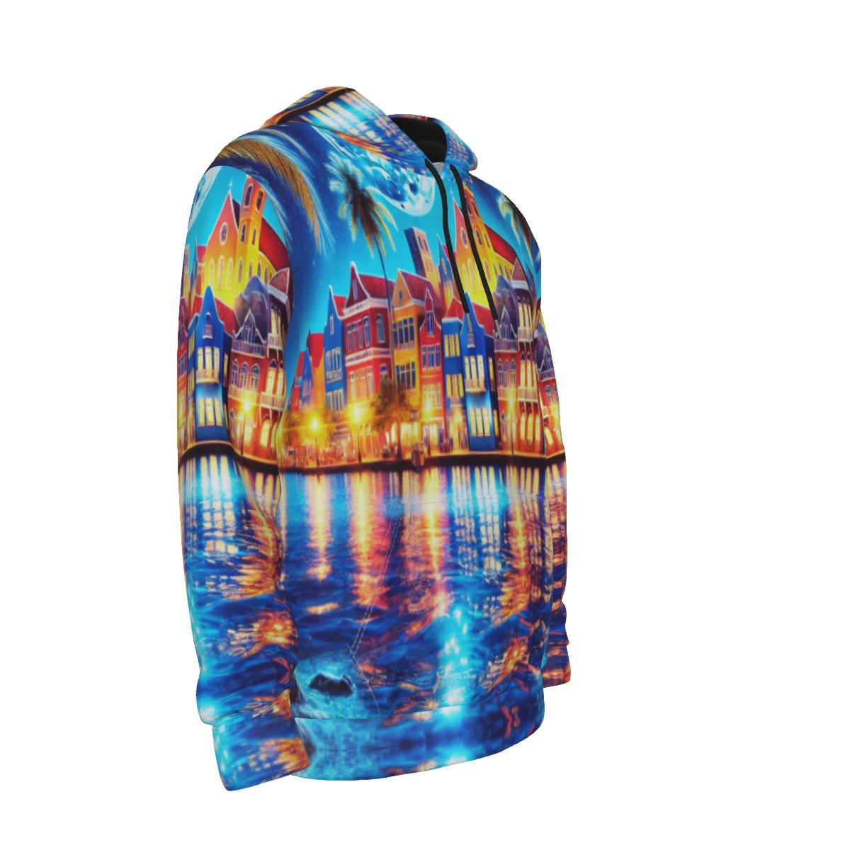 All-Over Print Men's Thicken Pullover Hoodie