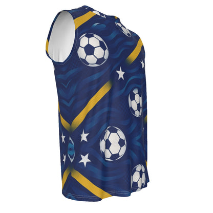 All-Over Print Men's O-neck Tank Top