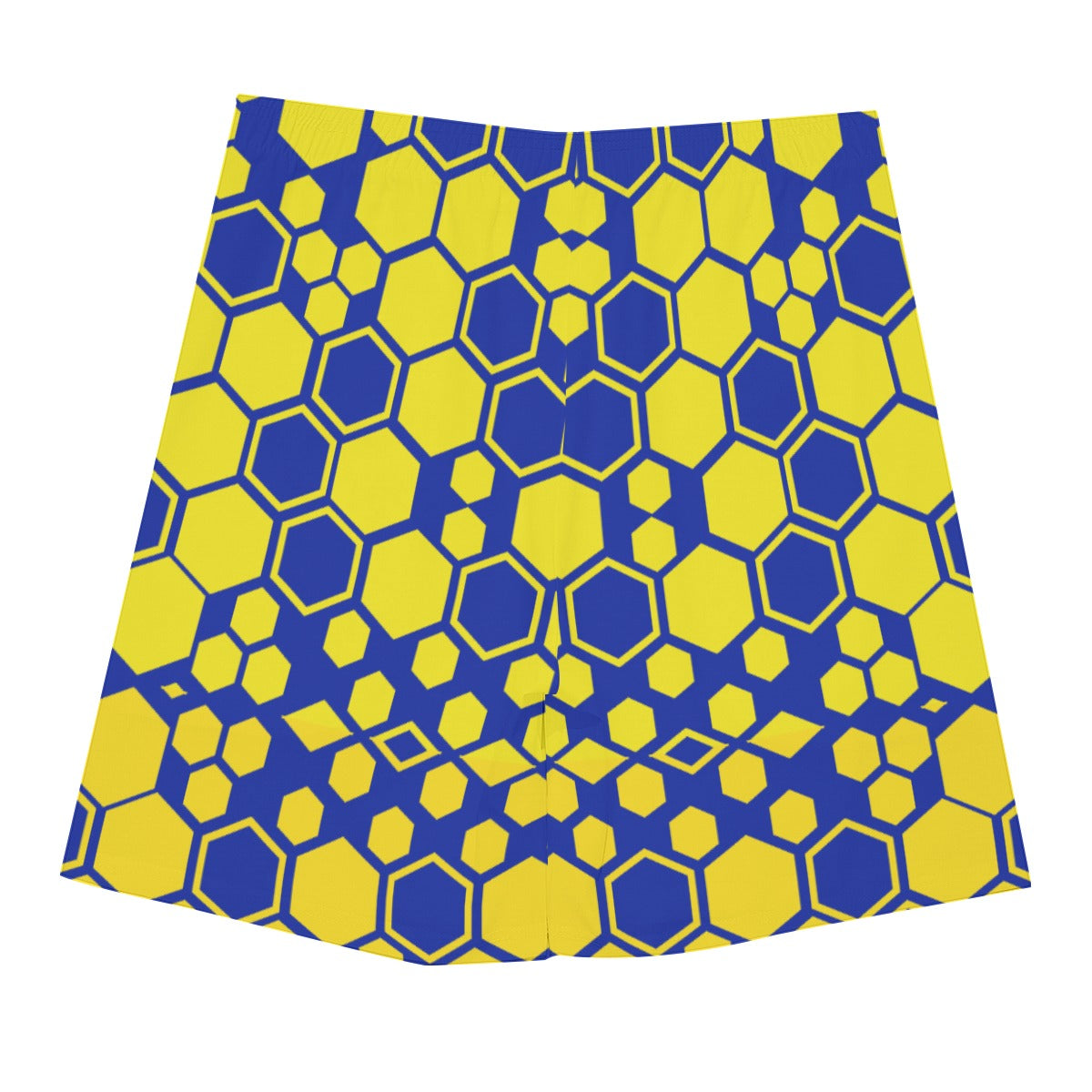 All-Over Print Men's Beach Shorts With Elastic Waist