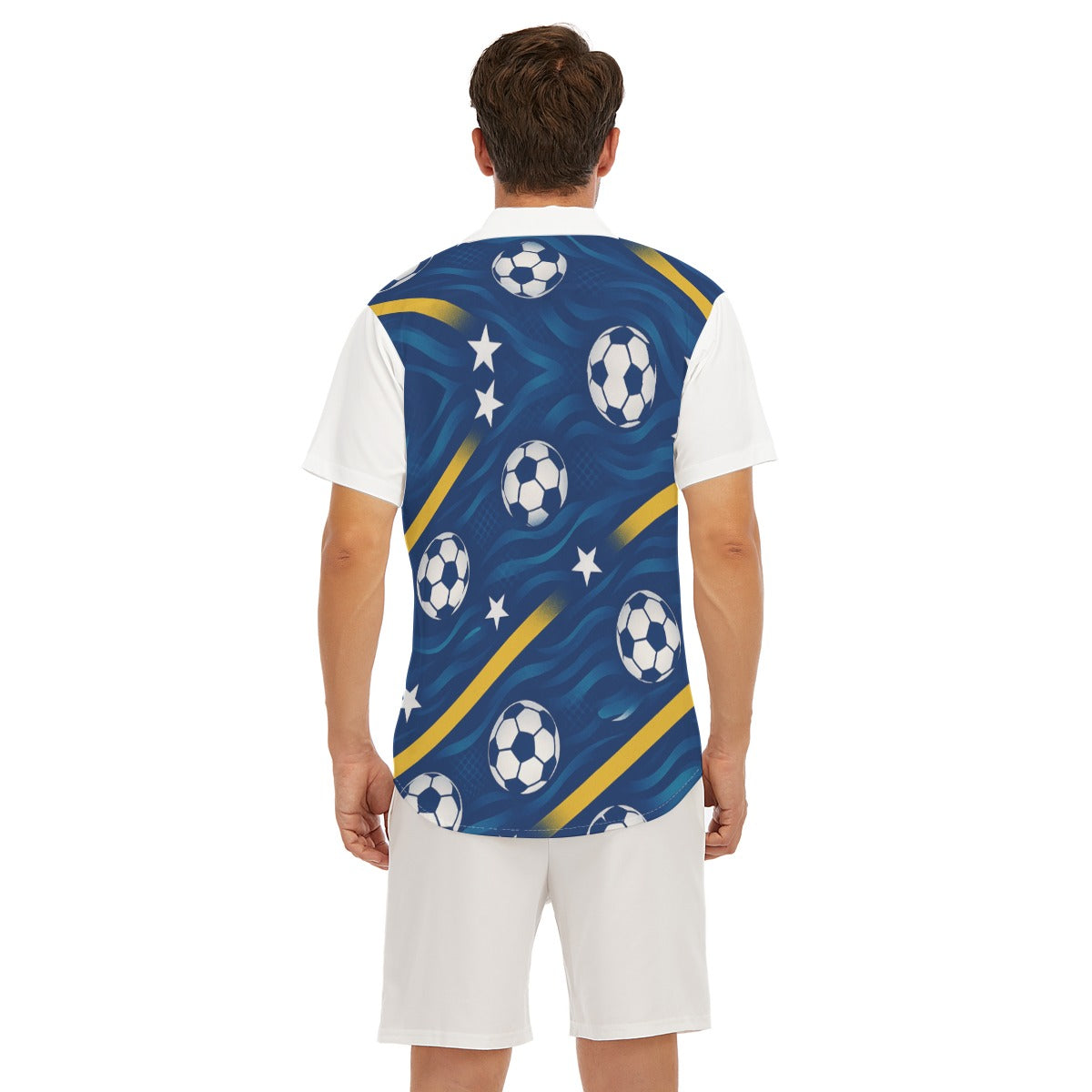 All-Over Print Men's Deep V-neck Short Sleeve T-shirt