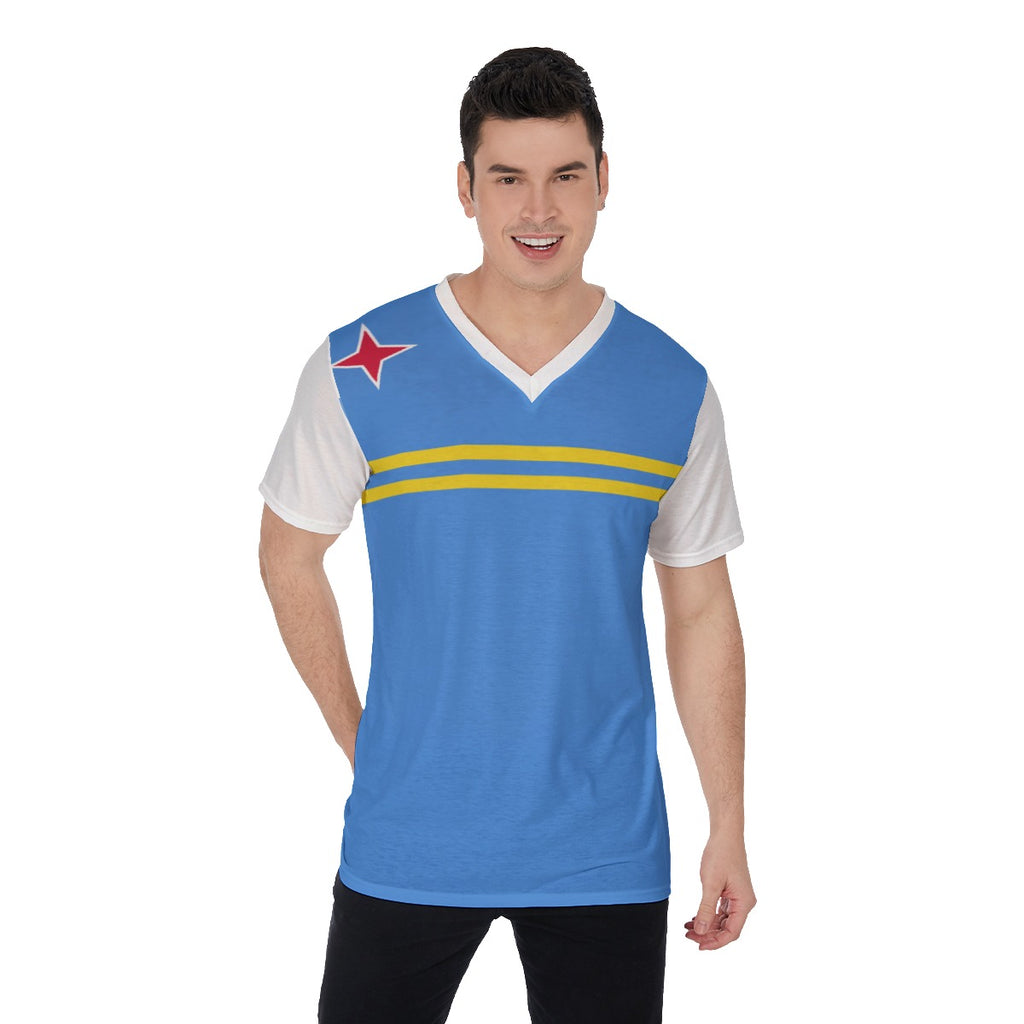 Curacao Aruba V-Neck T-Shirt
