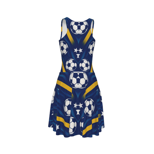 All-Over Print Women's Sleeveless Dress
