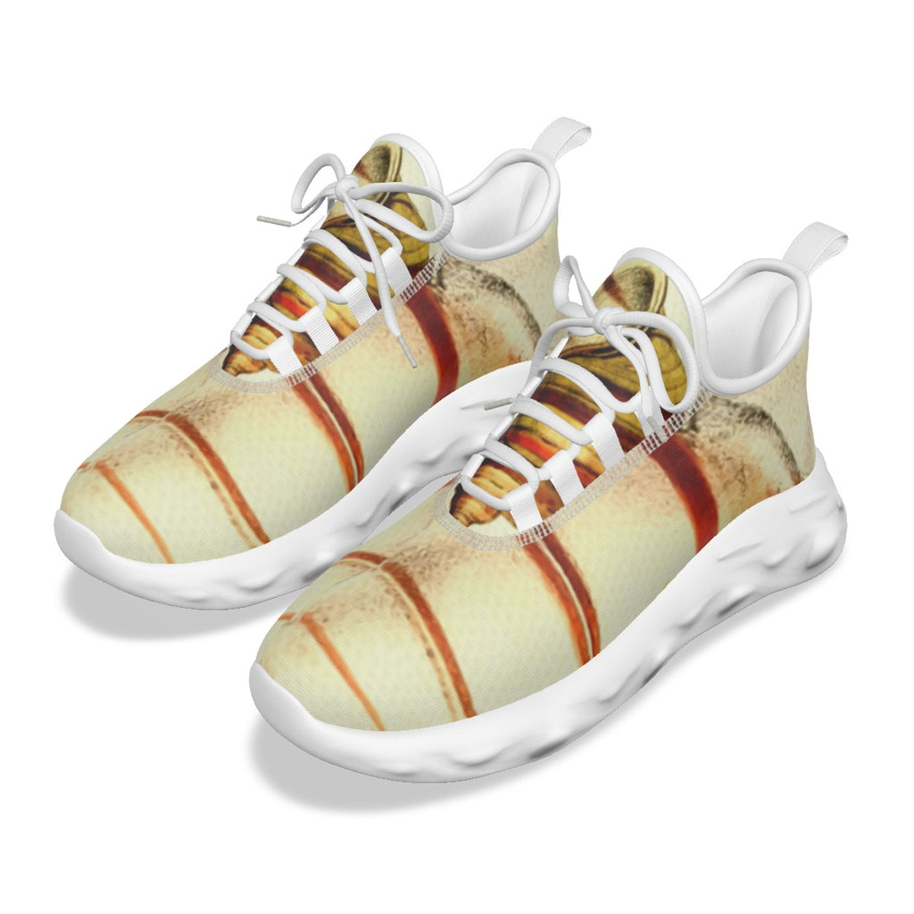 Curacao Flag Color Men's Light Sports Shoes