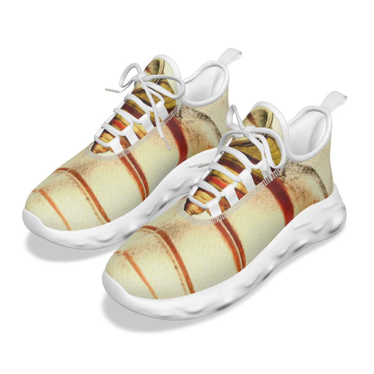 Curacao Flag Color Men's Light Sports Shoes