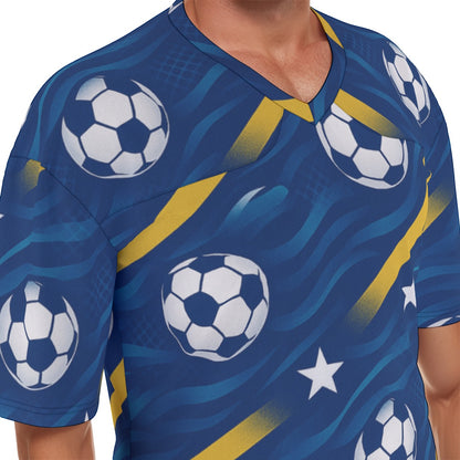 All-Over Print Men's Football  Jersey