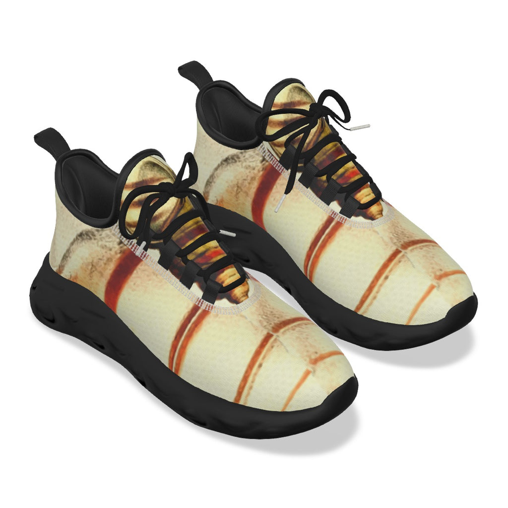 Curacao Flag Color Men's Light Sports Shoes