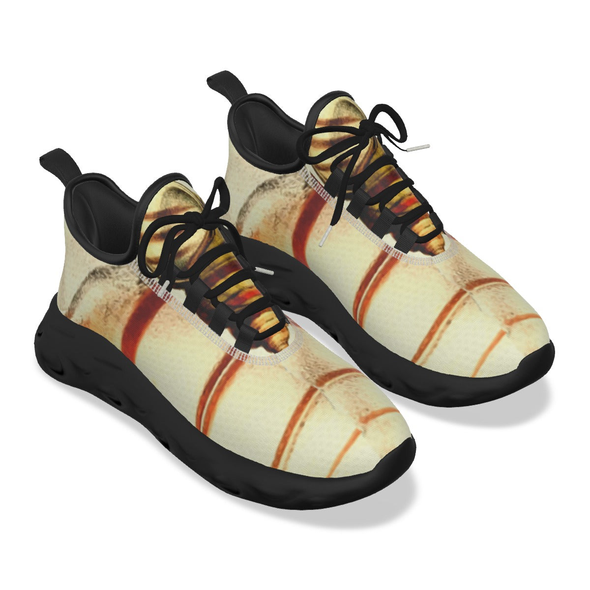 Curacao Flag Color Men's Light Sports Shoes