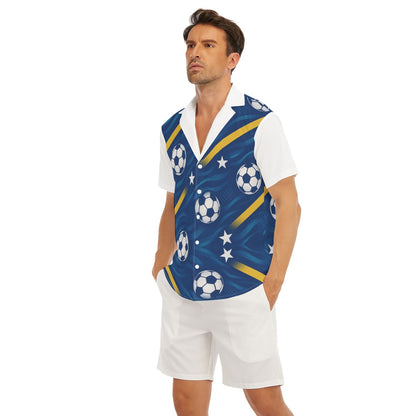 All-Over Print Men's Deep V-neck Short Sleeve T-shirt