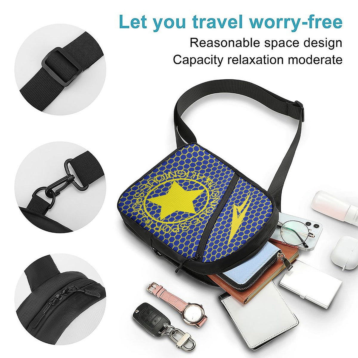 Folding chest bag