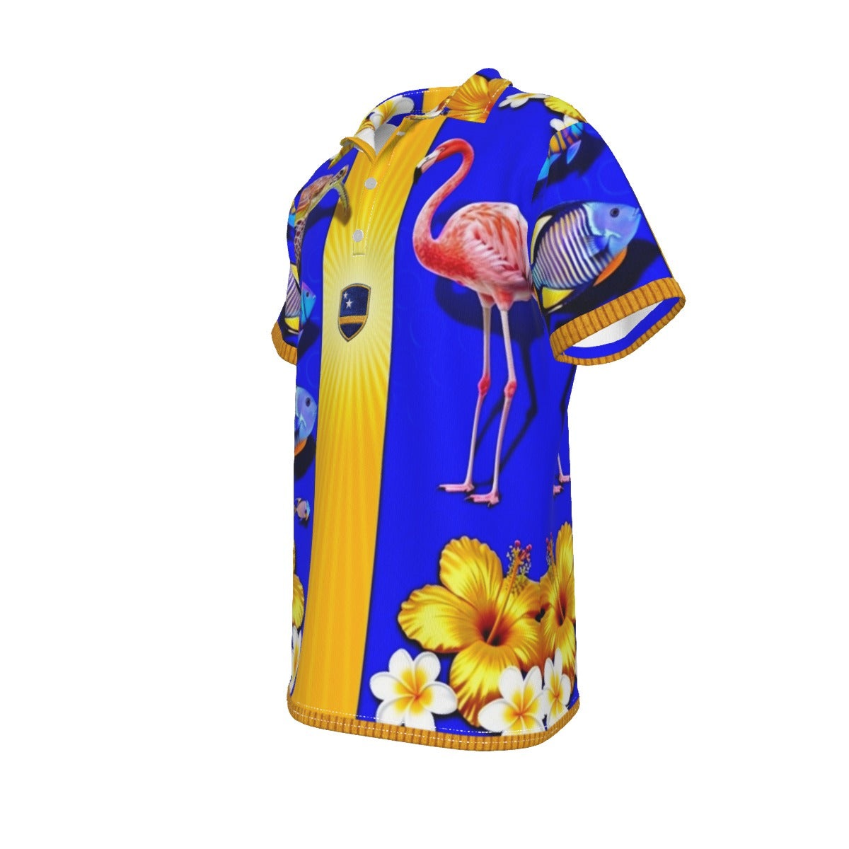 All-Over Print Men's Polo Shirt