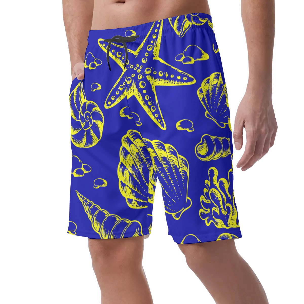 All-Over Print Men's Casual Short Pants