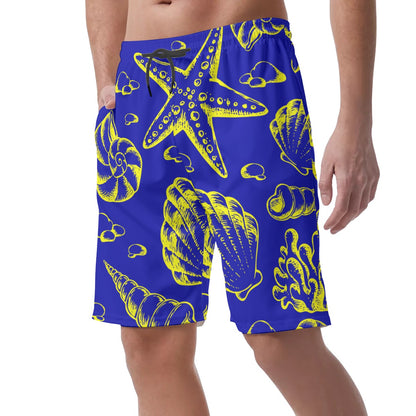 All-Over Print Men's Casual Short Pants