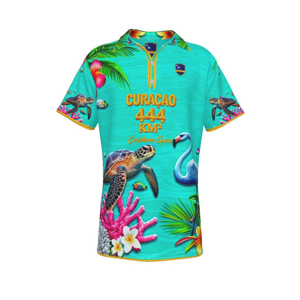 All-Over Print Men's Polo Shirt
