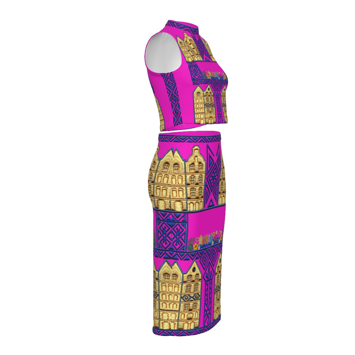 Curaçao Women's Tank Top Skirt Set