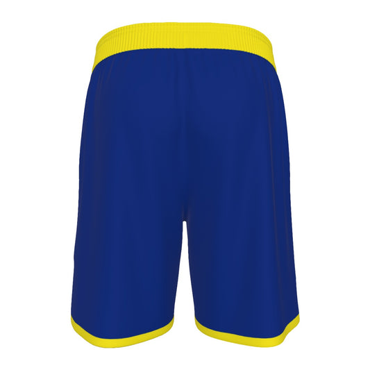 All-Over Print Men's Beach Shorts With Elastic Waist