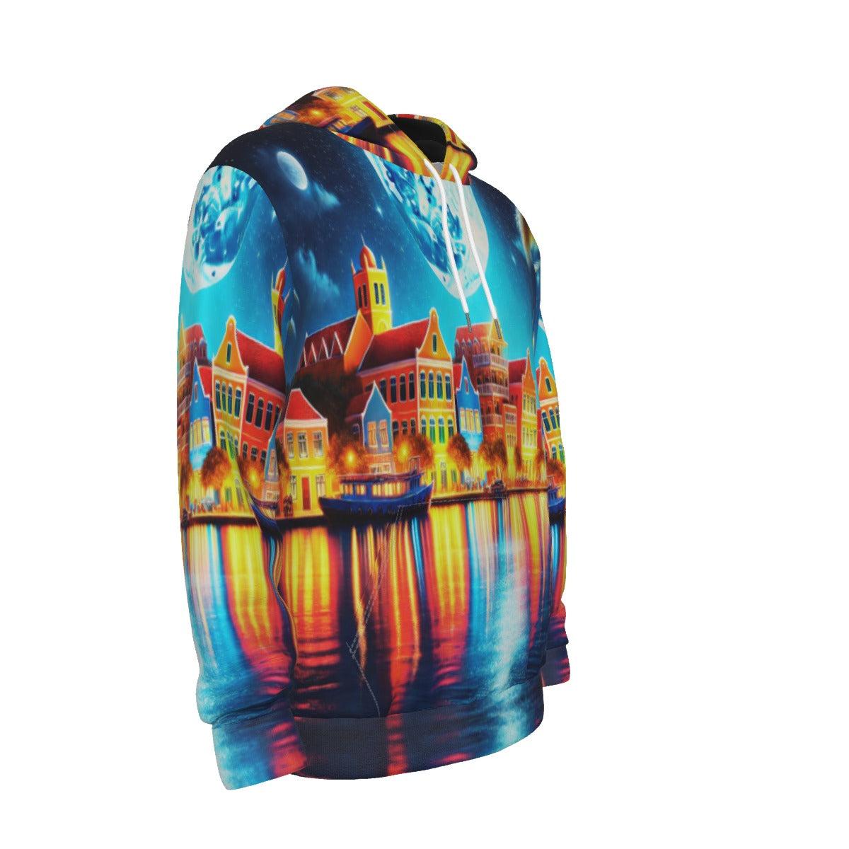 All-Over Print Men's Thicken Pullover Hoodie