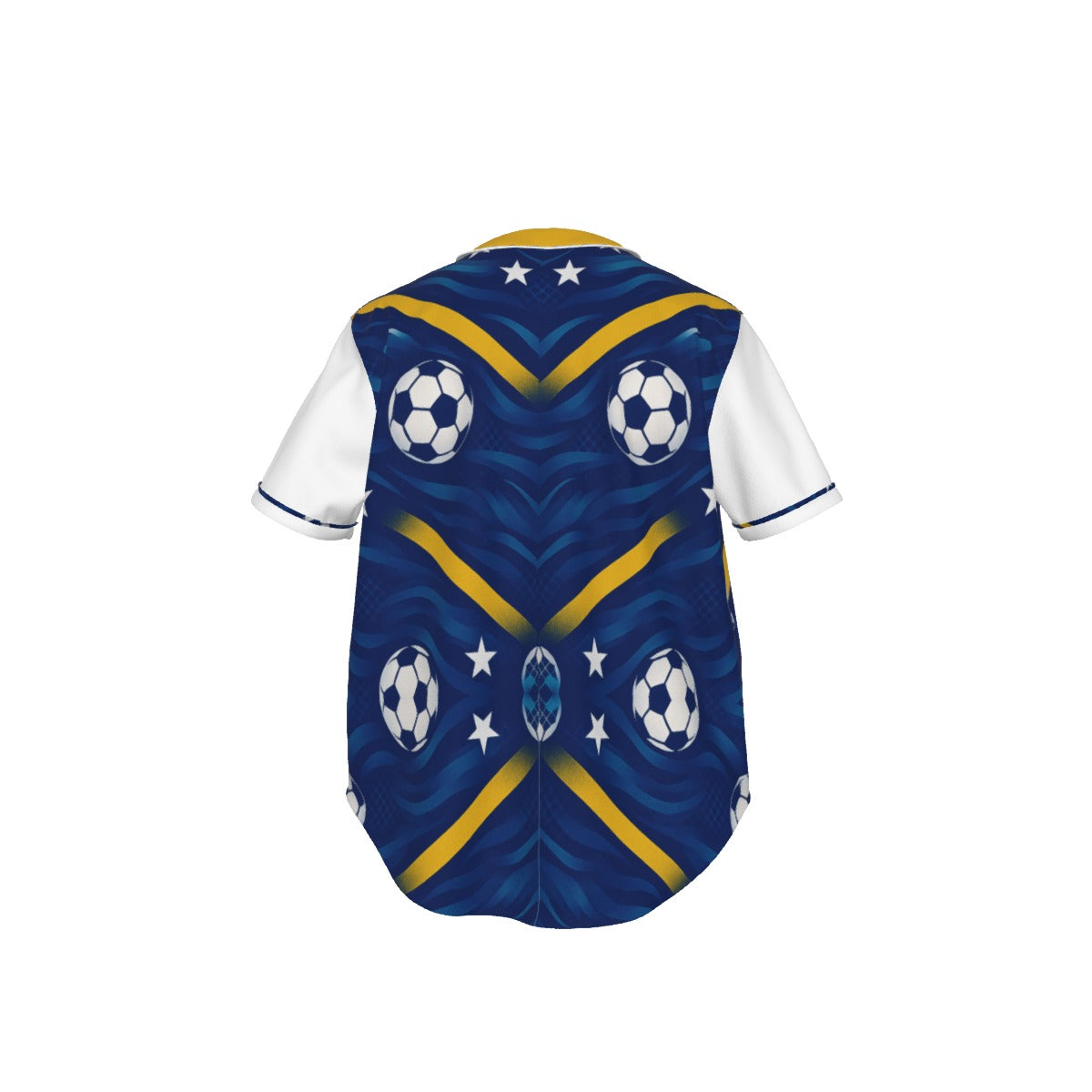 All-Over Print Men's Short Sleeve Baseball Jersey With Pinstripes