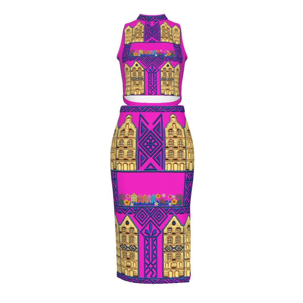 Curaçao Women's Tank Top Skirt Set