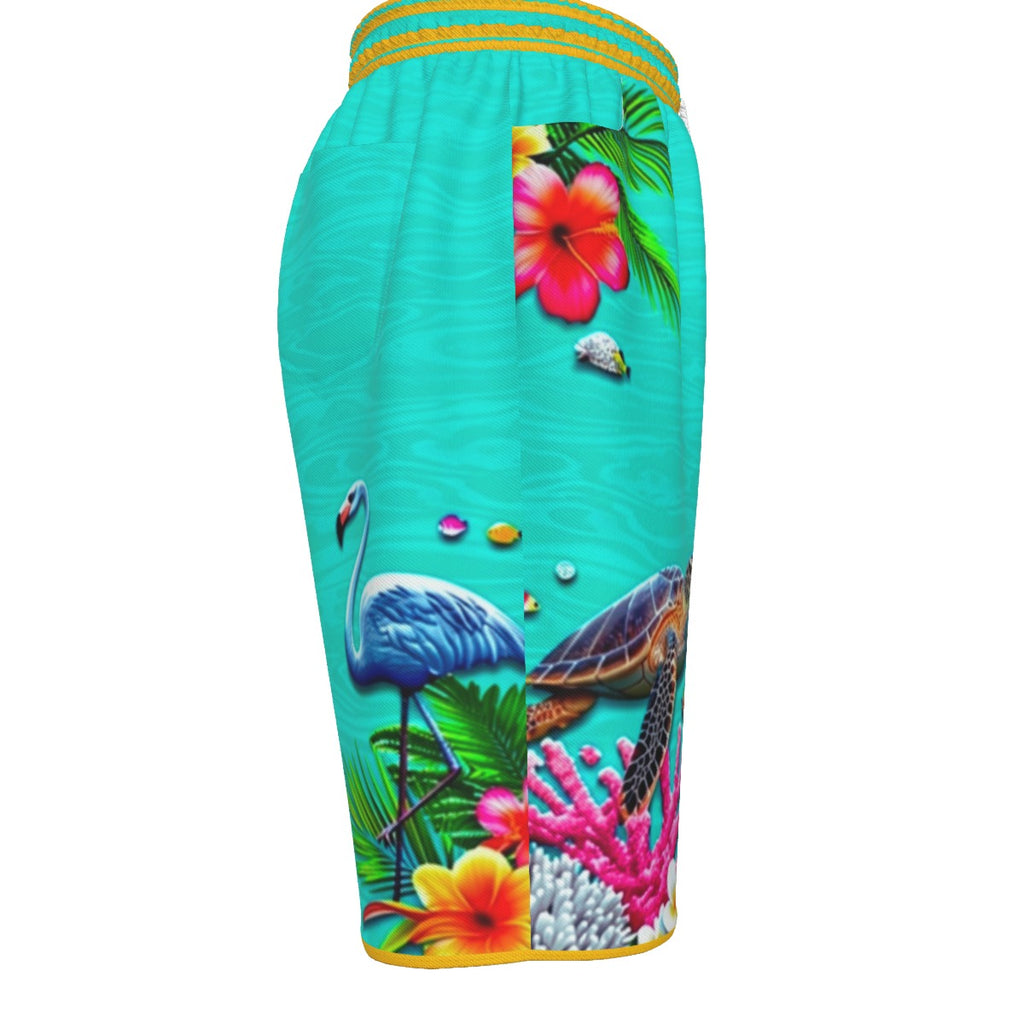 All-Over Print Unisex Straight Casual Short | 245GSM Cotton