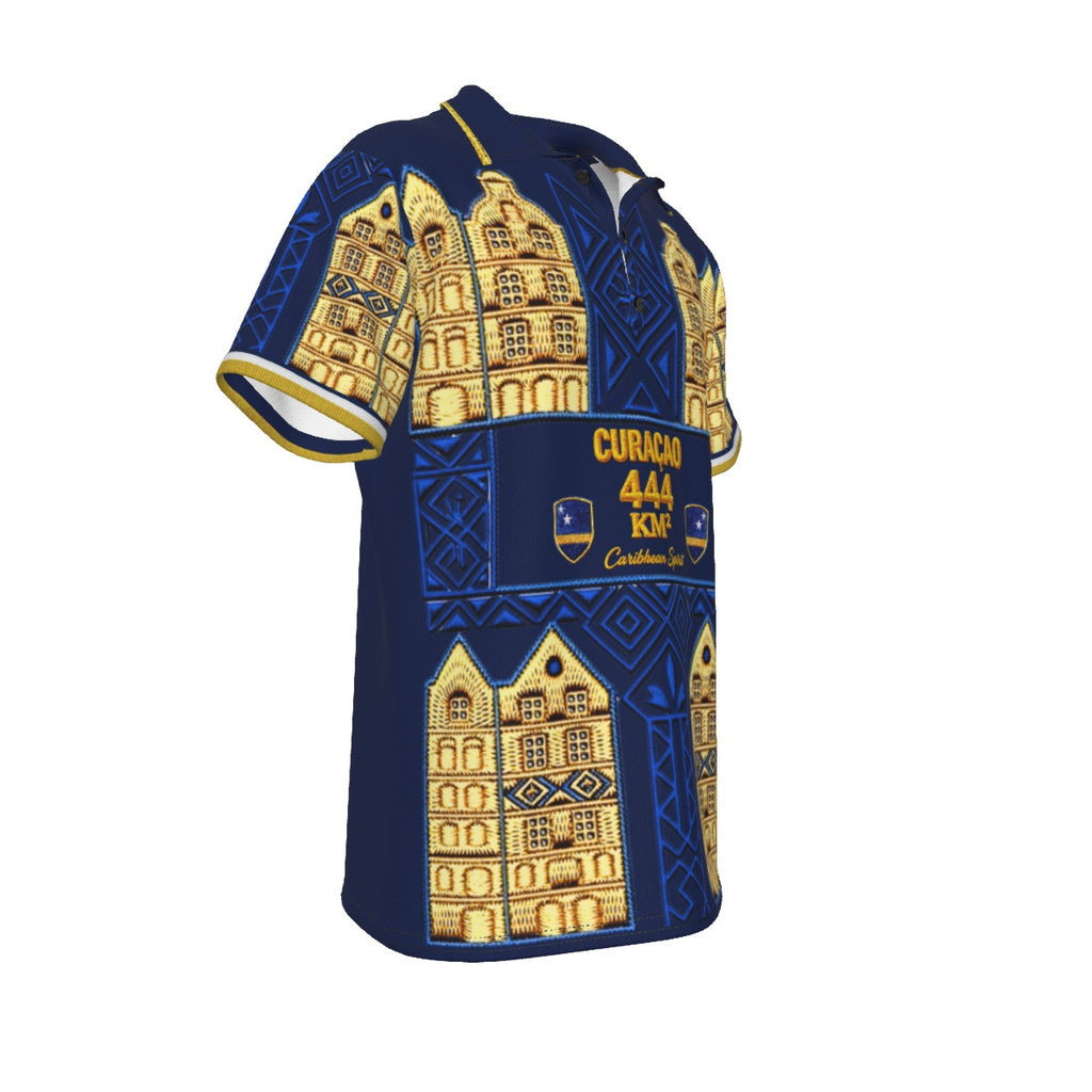 All-Over Print Men's Polo Shirt