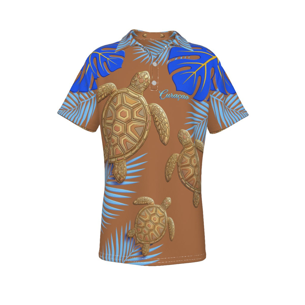 All-Over Print Men's Polo Shirt