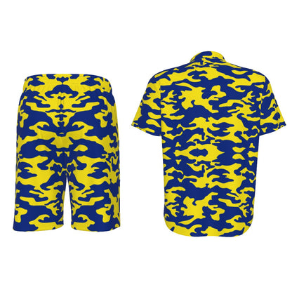 All-Over Print Men's Short Sleeve Shirt Set