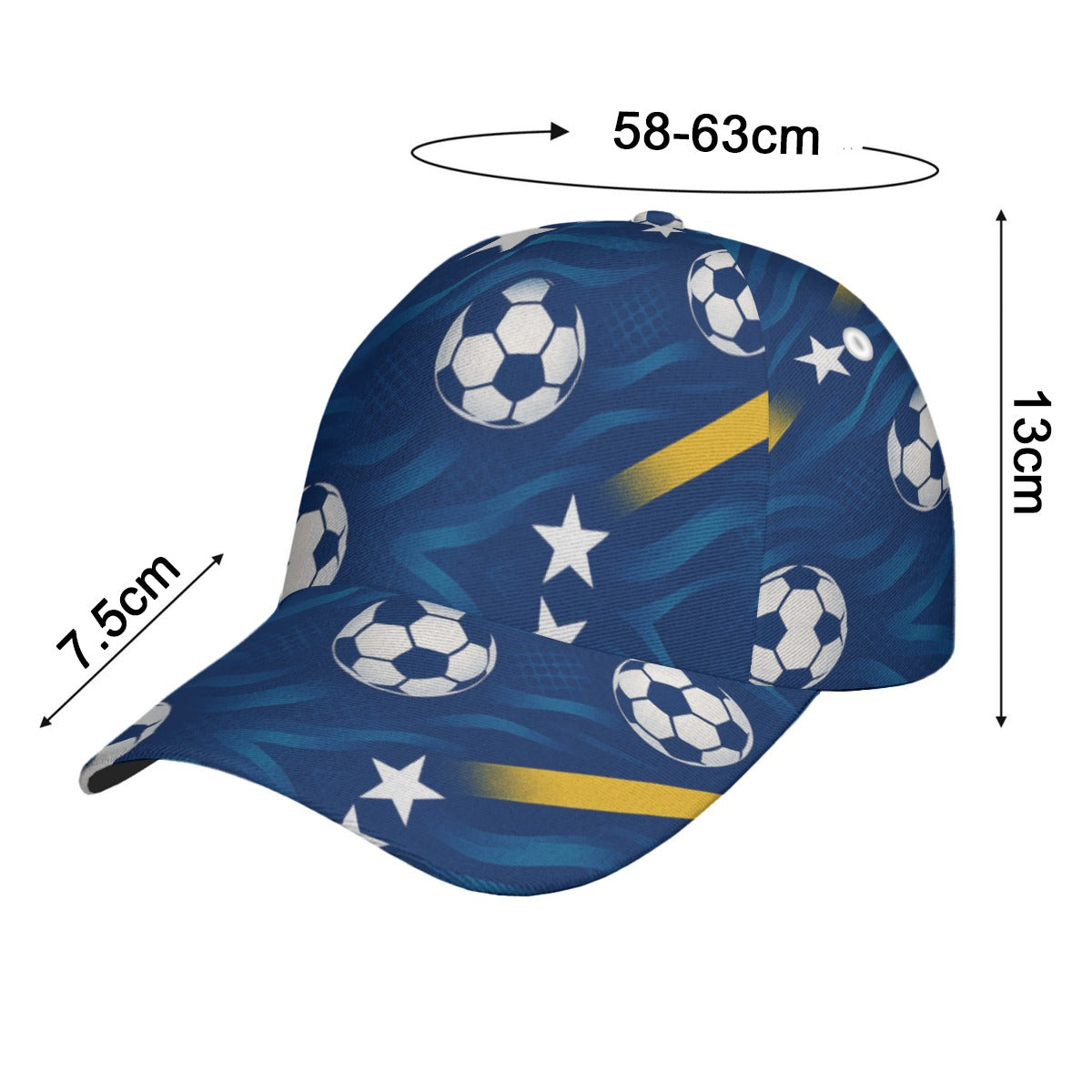 All-Over Print Peaked Cap