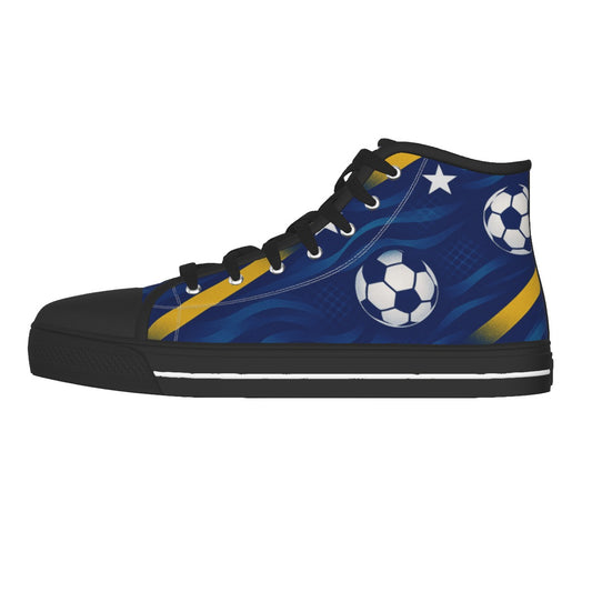 Men's Black Sole Canvas Shoes