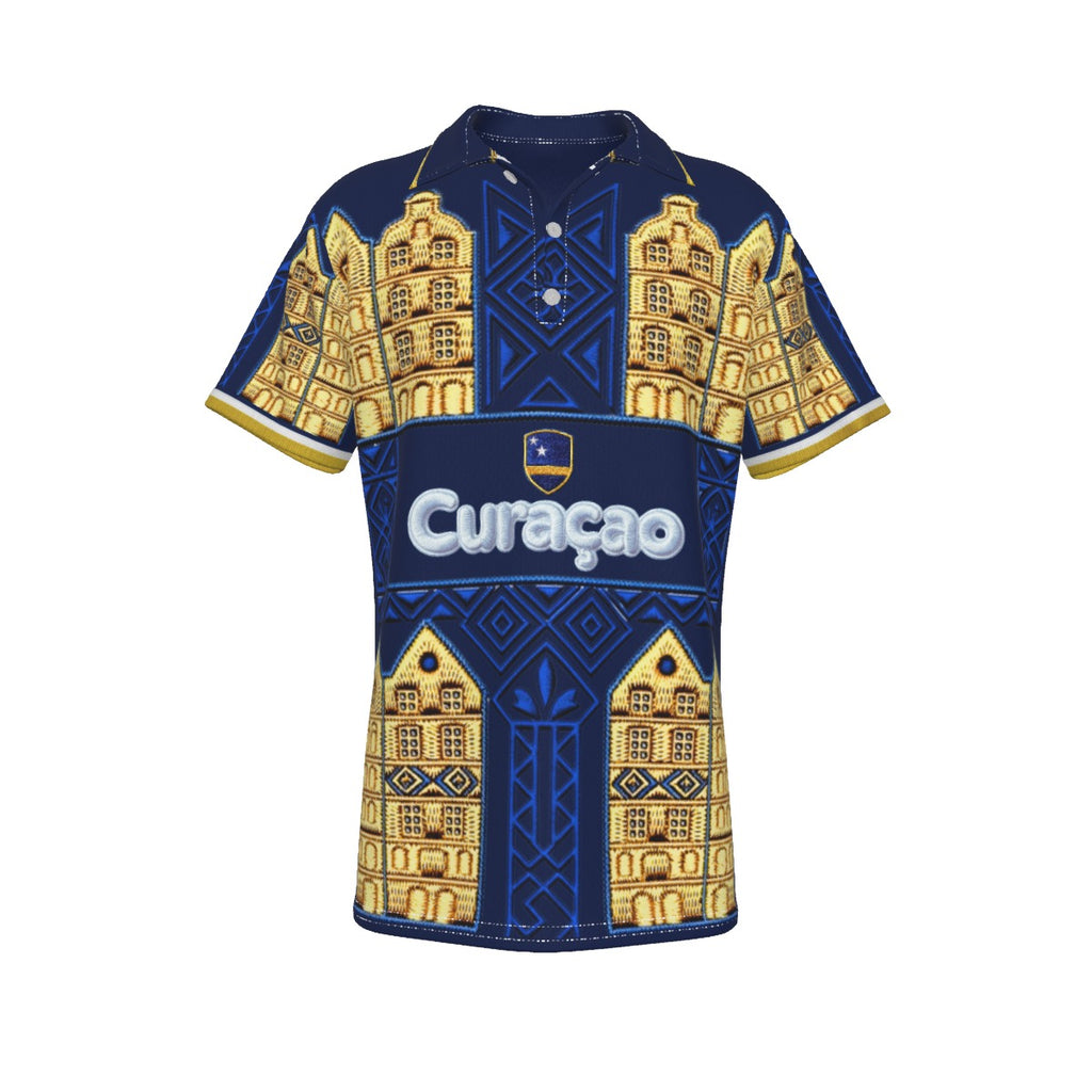 All-Over Print Men's Polo Shirt