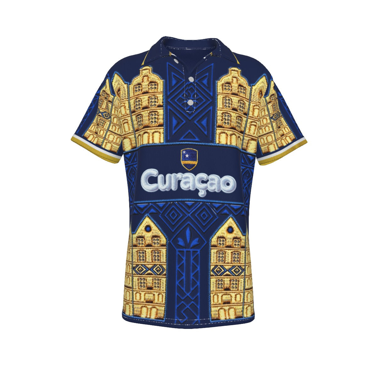 All-Over Print Men's Polo Shirt