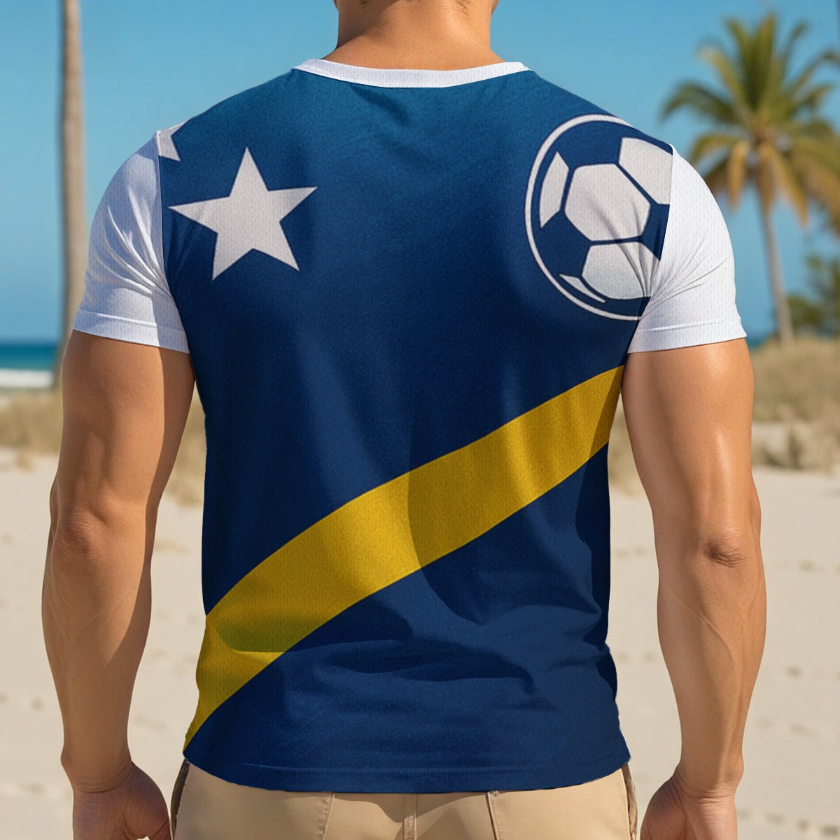 All-Over Print Men's V-Neck T-Shirt