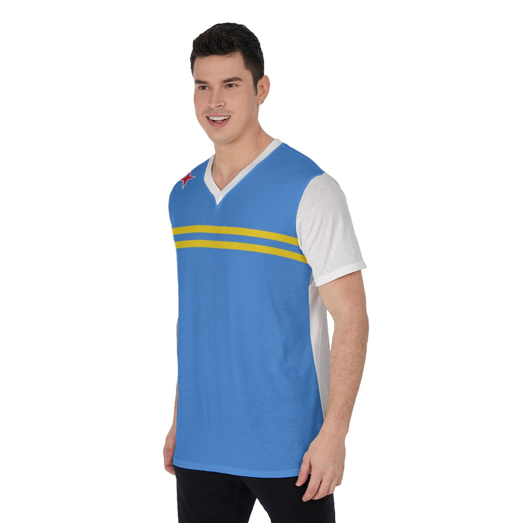 Curacao Aruba V-Neck T-Shirt
