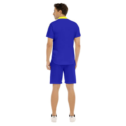 All-Over Print Men's Short Sleeve Shirt Set