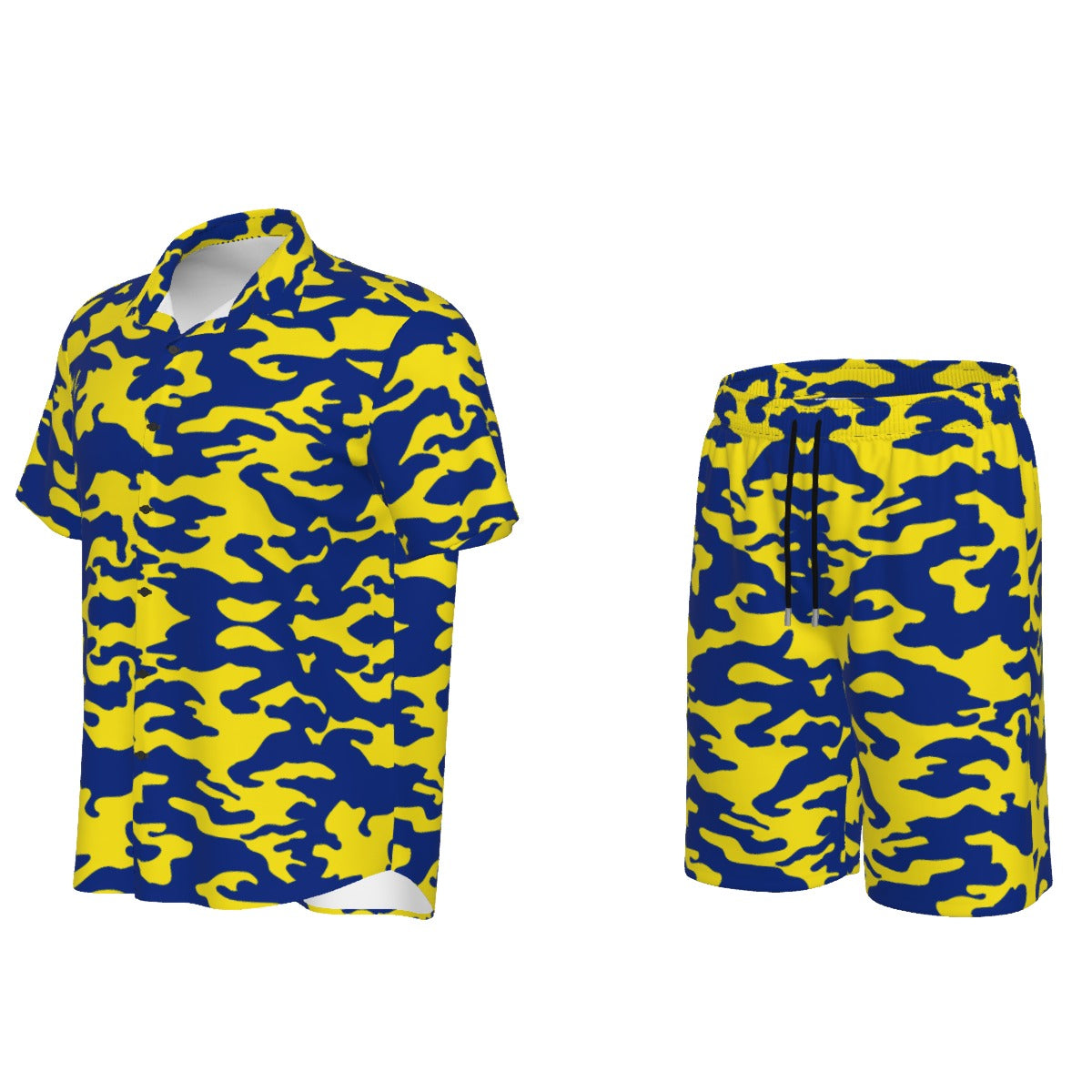 All-Over Print Men's Short Sleeve Shirt Set