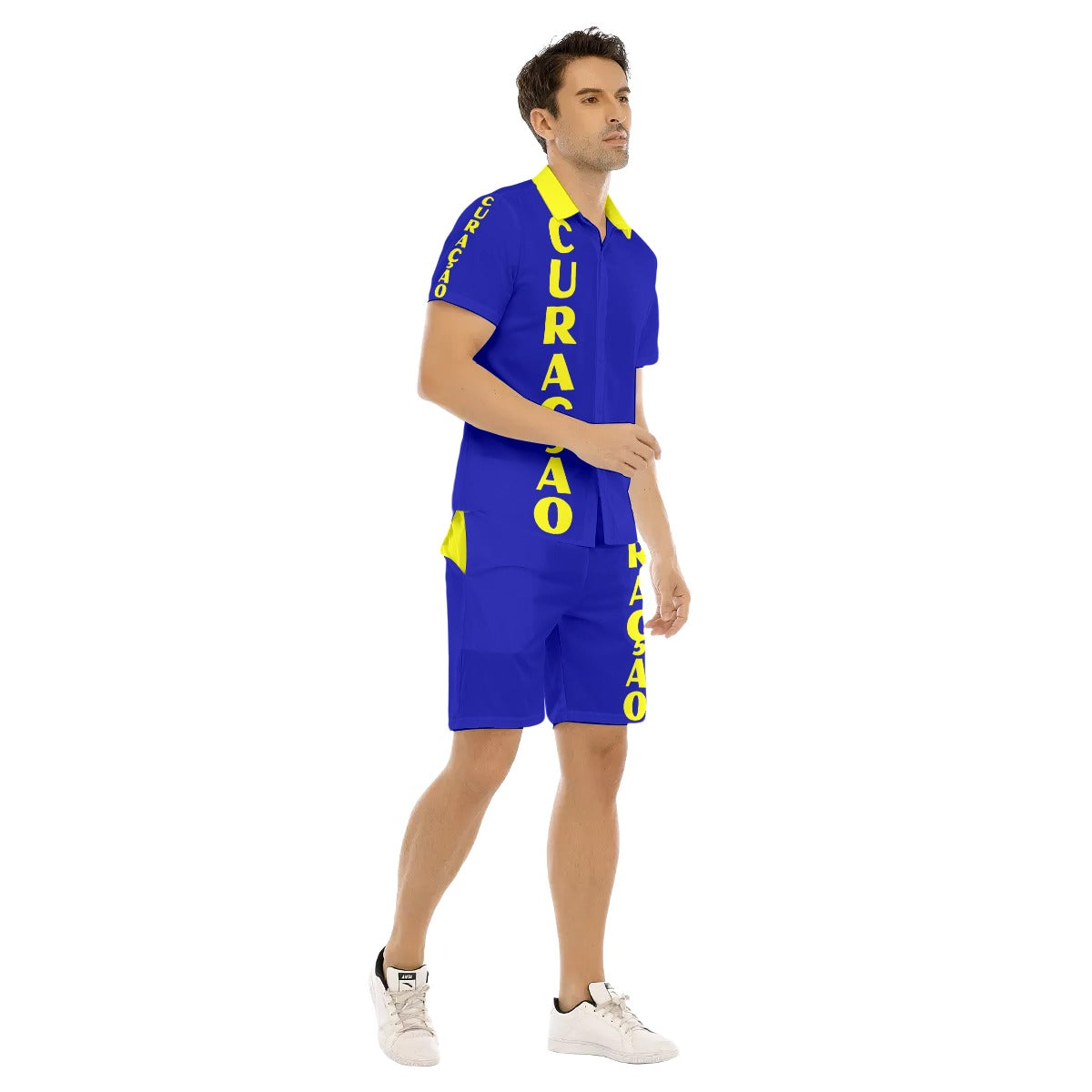 All-Over Print Men's Short Sleeve Shirt Set
