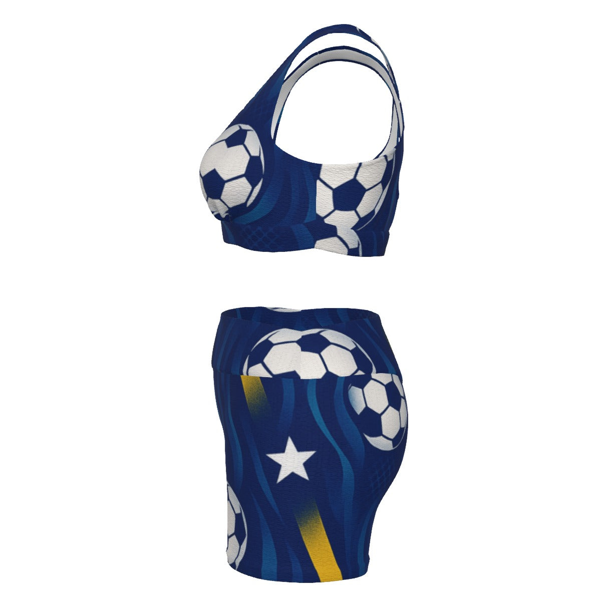 All-Over Print Women's Sports Bra Suit