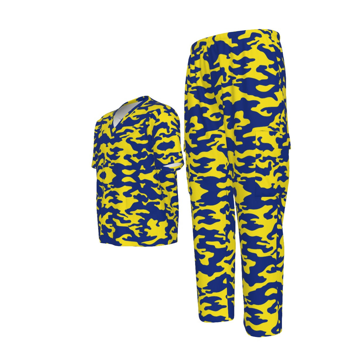 All-Over Print Unisex Scrub Set|Birdseye