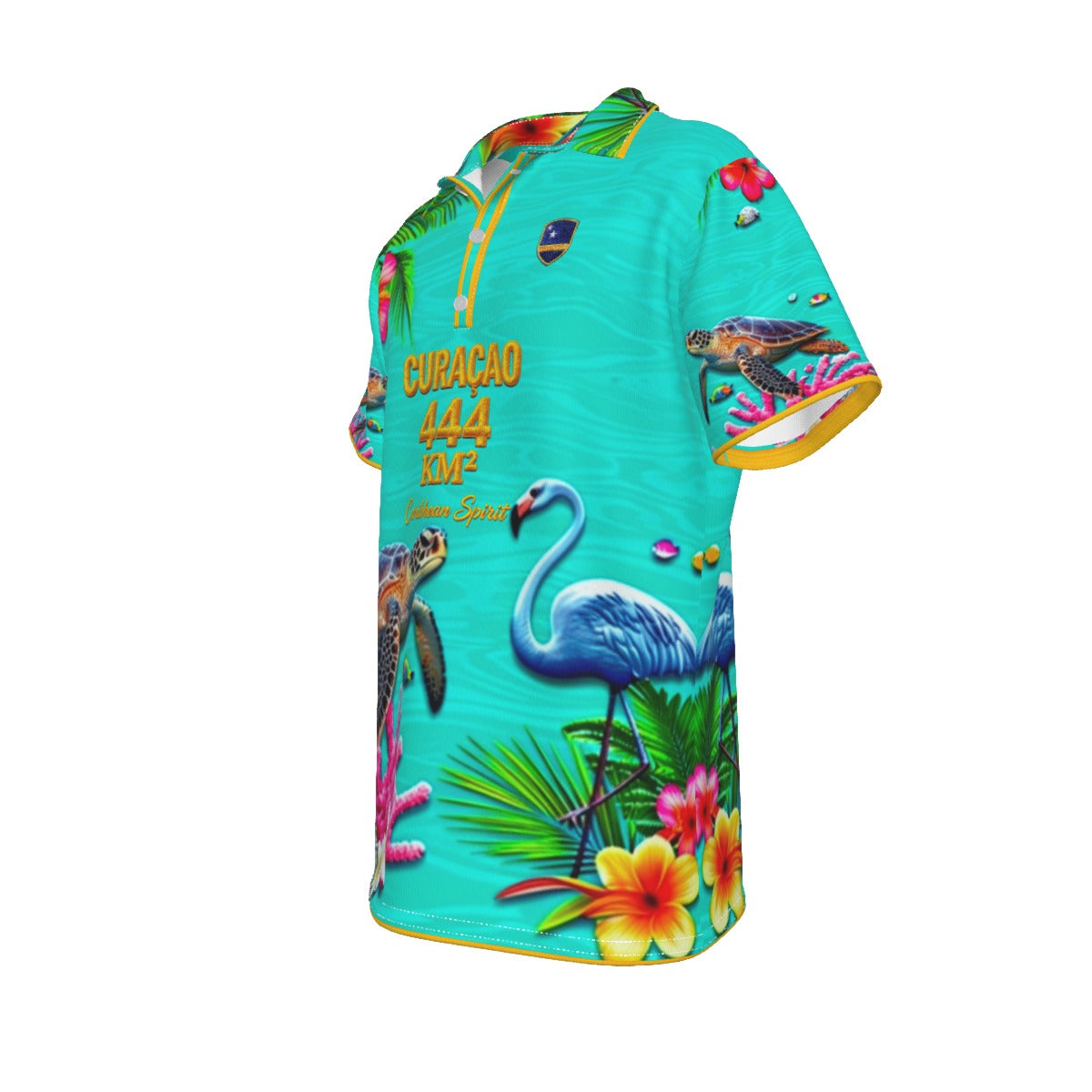 All-Over Print Men's Polo Shirt
