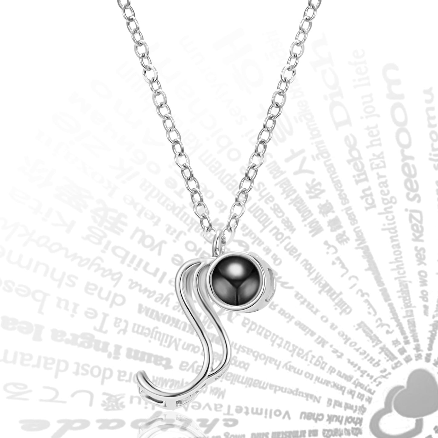 Curaçao Letters Pendant Languages Necklace