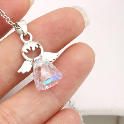 Curaçao Angel Crystal little Necklace