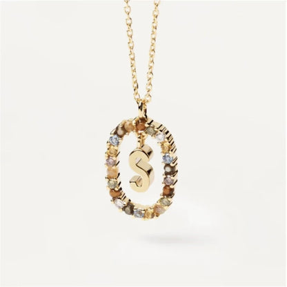 Curaçao colored rhinestone necklace