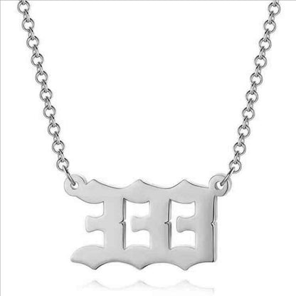 Curaçao Angel number necklace