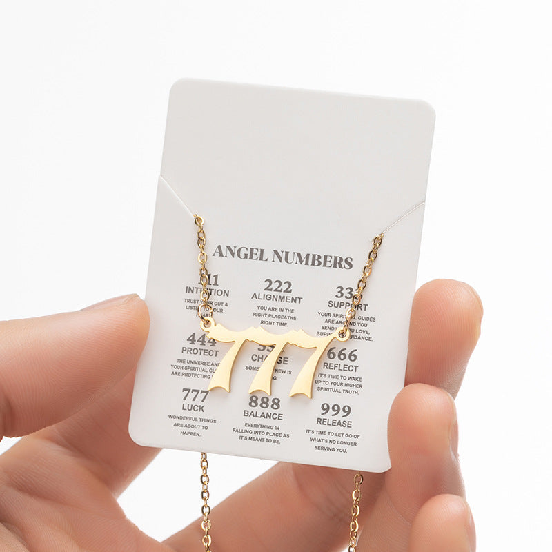 Curaçao Angel Lucky number Necklace