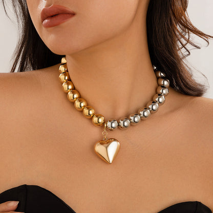 Curaçao big round necklace
