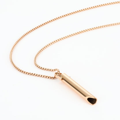 Curaçao Steel adjustable breathing Necklace