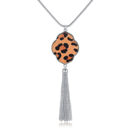 Curaçao accessories horsehair leopard Necklace