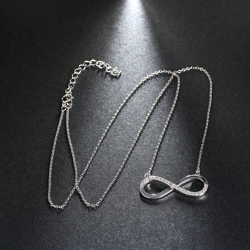 Zircon number 8 short necklace