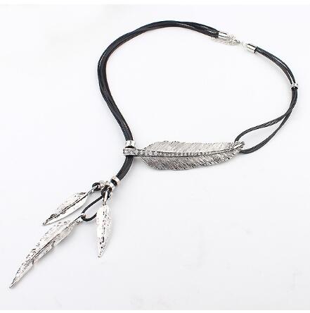 Curaçao colors black rope Necklace